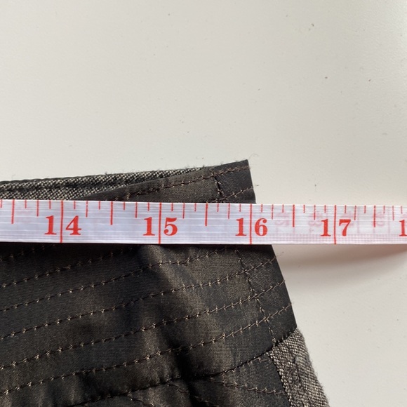 Apanage brown tweed skirt size 6 - Picture 9 of 10